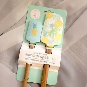Pineapple rubber spatula (set of 2)